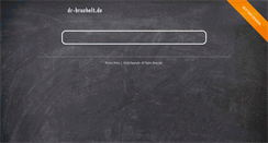 Desktop Screenshot of dr-bruchelt.de