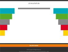 Tablet Screenshot of dr-bruchelt.de